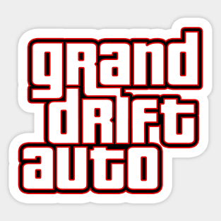 Grand Drift Auto Sticker